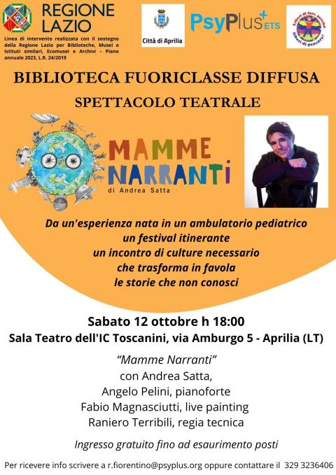 spettacolo teatrale mamme narranti